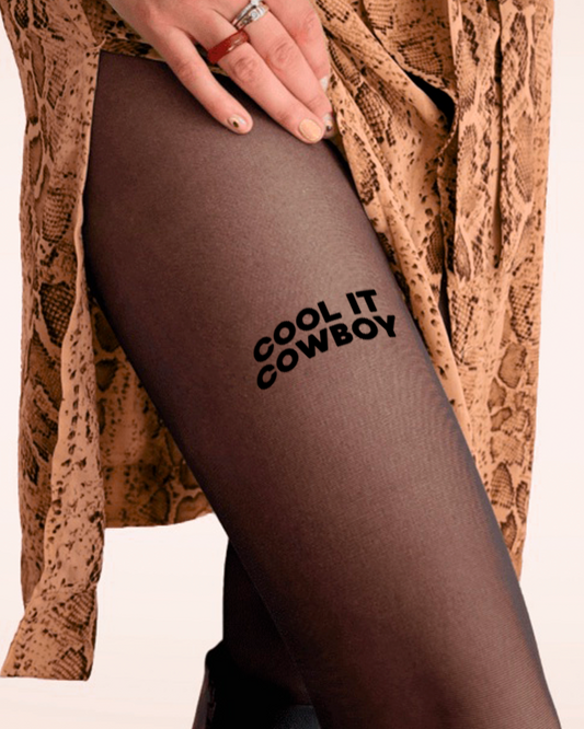 Cool It Cowboy Statement Tights